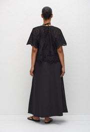 Broderie Blouse - Black - Matteau